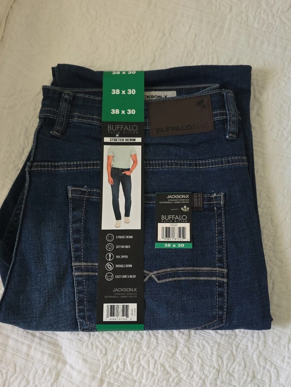 Buffalo David Bitton Men's Jackson-X Slim Straight Jeans - Dark Blue